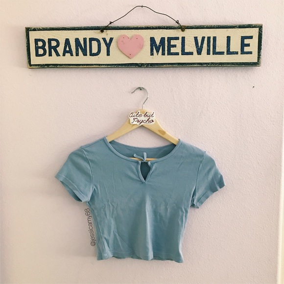 Brandy Melville Tops - Brandy Melville cutout crop Top